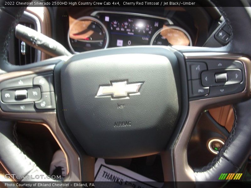 Cherry Red Tintcoat / Jet Black/­Umber 2022 Chevrolet Silverado 2500HD High Country Crew Cab 4x4