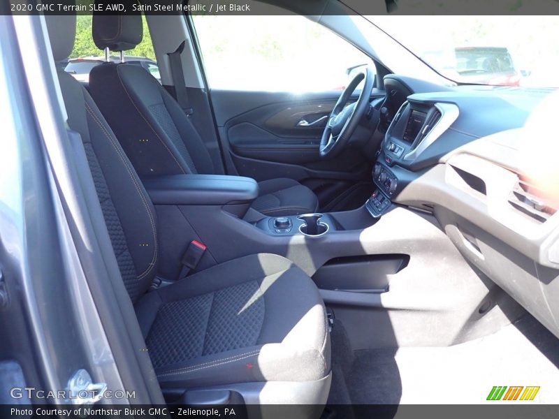 Satin Steel Metallic / Jet Black 2020 GMC Terrain SLE AWD