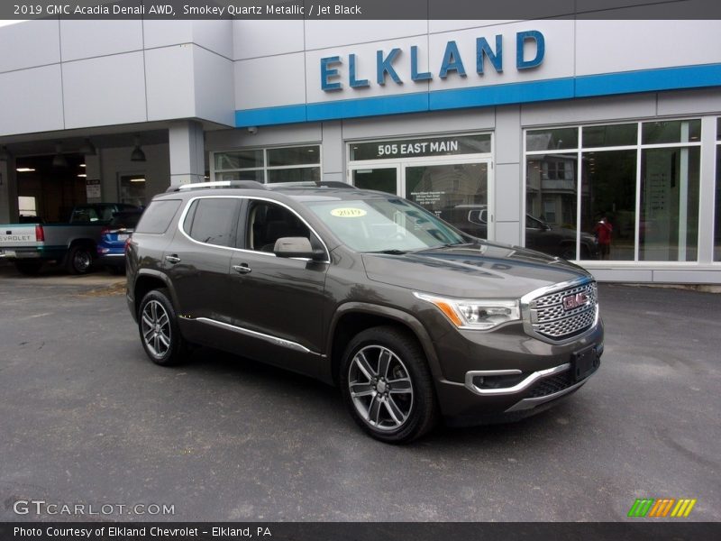 Smokey Quartz Metallic / Jet Black 2019 GMC Acadia Denali AWD