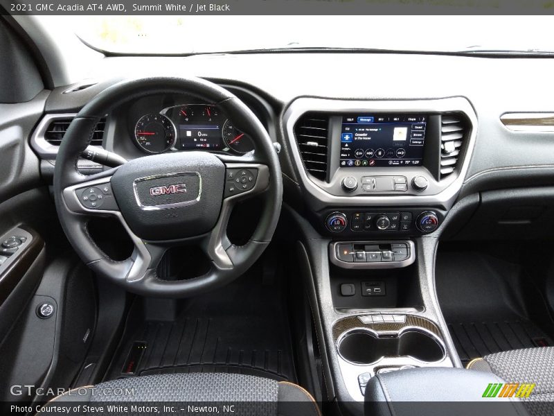 Dashboard of 2021 Acadia AT4 AWD