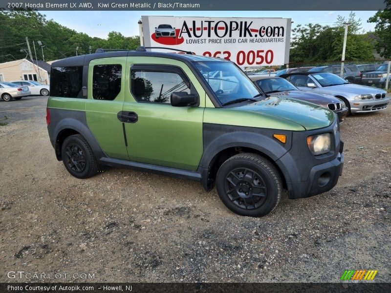 Kiwi Green Metallic / Black/Titanium 2007 Honda Element LX AWD
