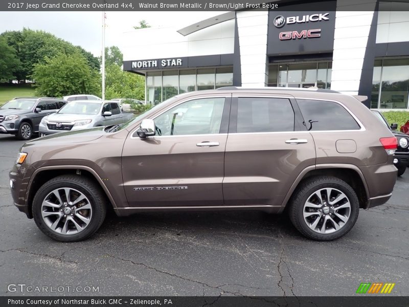 Walnut Brown Metallic / Brown/Light Frost Beige 2017 Jeep Grand Cherokee Overland 4x4