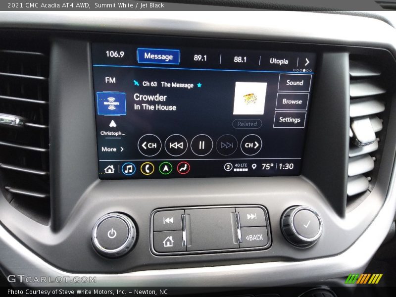 Summit White / Jet Black 2021 GMC Acadia AT4 AWD