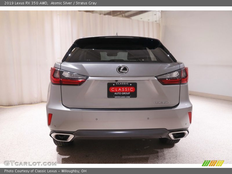 Atomic Silver / Stratus Gray 2019 Lexus RX 350 AWD