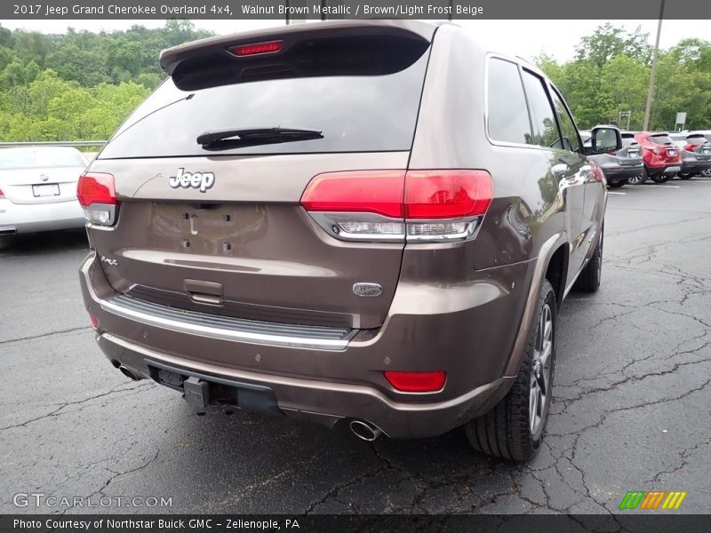 Walnut Brown Metallic / Brown/Light Frost Beige 2017 Jeep Grand Cherokee Overland 4x4