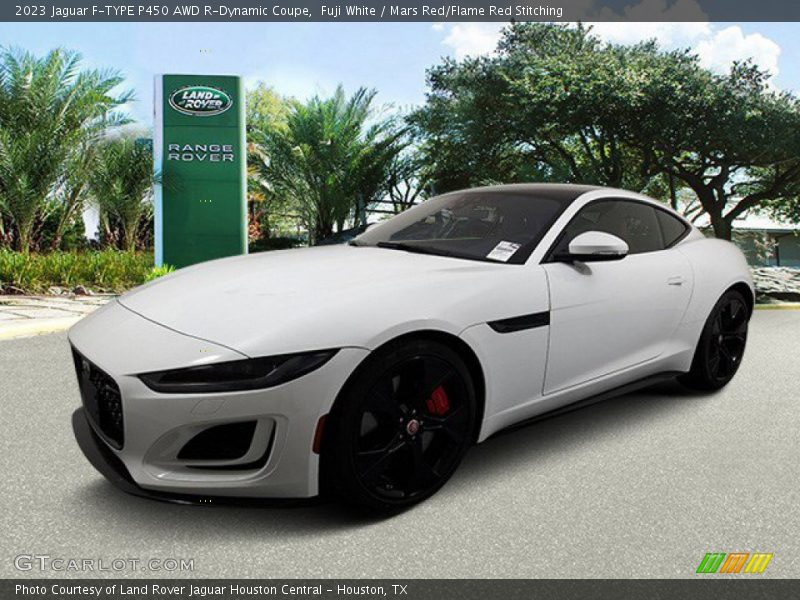 Front 3/4 View of 2023 F-TYPE P450 AWD R-Dynamic Coupe