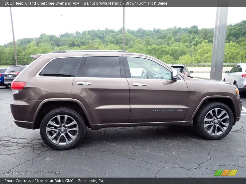 Walnut Brown Metallic / Brown/Light Frost Beige 2017 Jeep Grand Cherokee Overland 4x4