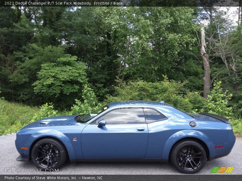 Frostbite / Black 2021 Dodge Challenger R/T Scat Pack Widebody