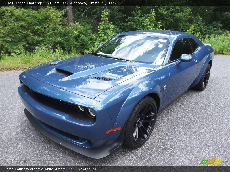 Frostbite / Black 2021 Dodge Challenger R/T Scat Pack Widebody