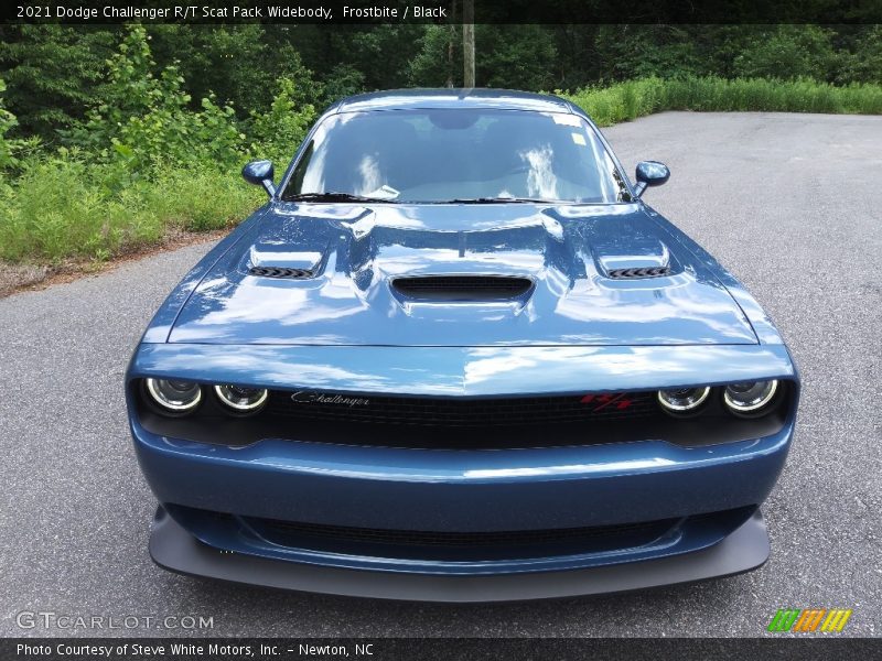 Frostbite / Black 2021 Dodge Challenger R/T Scat Pack Widebody