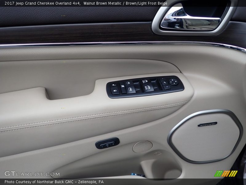 Walnut Brown Metallic / Brown/Light Frost Beige 2017 Jeep Grand Cherokee Overland 4x4