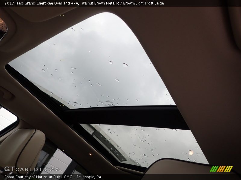 Walnut Brown Metallic / Brown/Light Frost Beige 2017 Jeep Grand Cherokee Overland 4x4