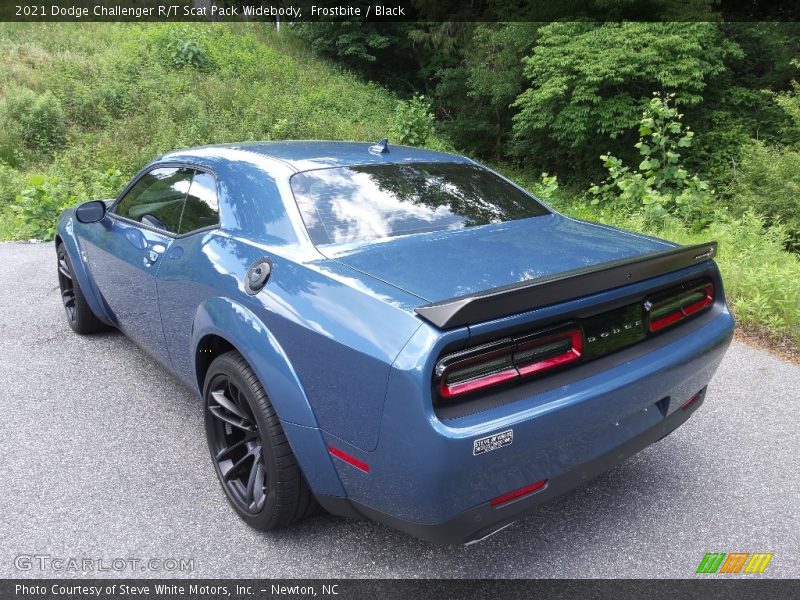 Frostbite / Black 2021 Dodge Challenger R/T Scat Pack Widebody