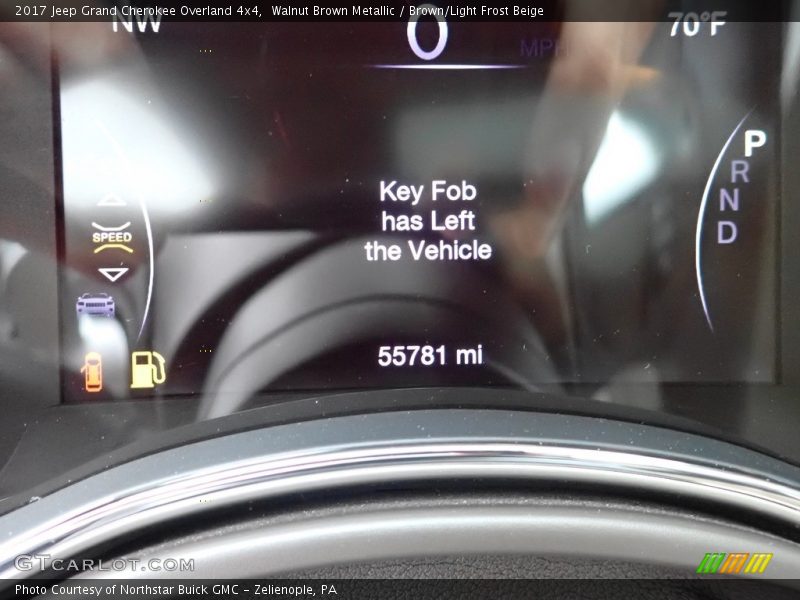 Walnut Brown Metallic / Brown/Light Frost Beige 2017 Jeep Grand Cherokee Overland 4x4