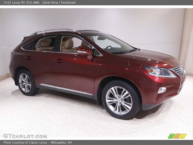 Claret Mica / Parchment 2015 Lexus RX 350 AWD