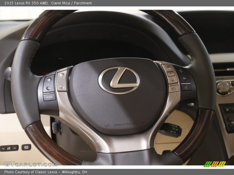 Claret Mica / Parchment 2015 Lexus RX 350 AWD