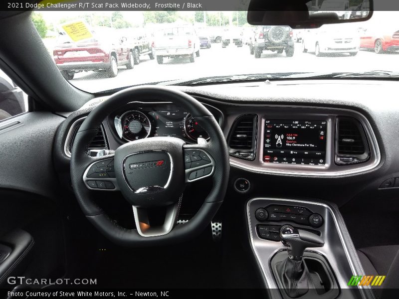Frostbite / Black 2021 Dodge Challenger R/T Scat Pack Widebody