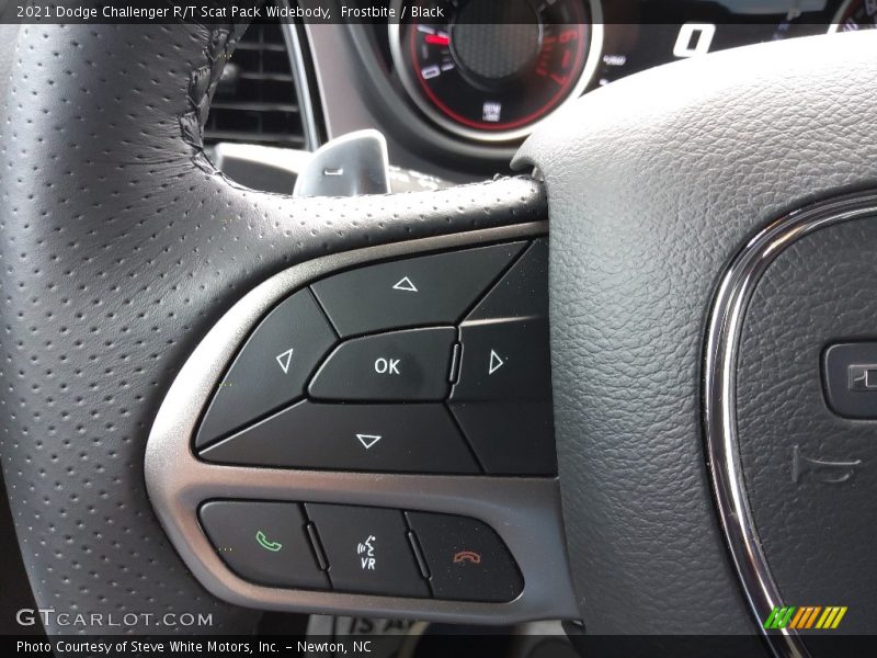 Frostbite / Black 2021 Dodge Challenger R/T Scat Pack Widebody