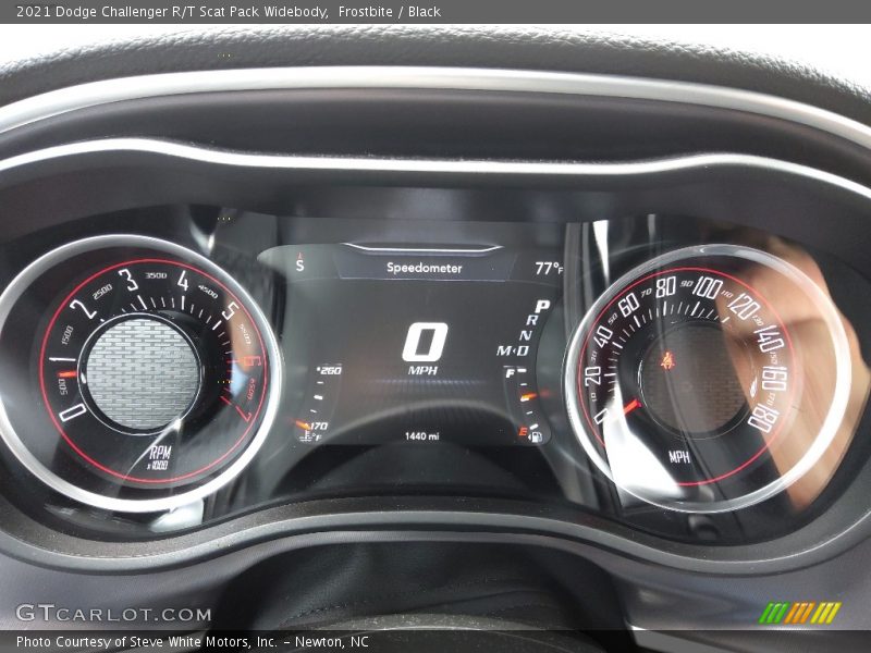 Frostbite / Black 2021 Dodge Challenger R/T Scat Pack Widebody