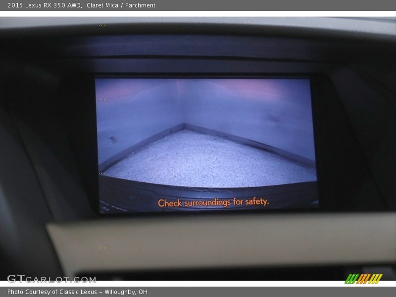 Claret Mica / Parchment 2015 Lexus RX 350 AWD