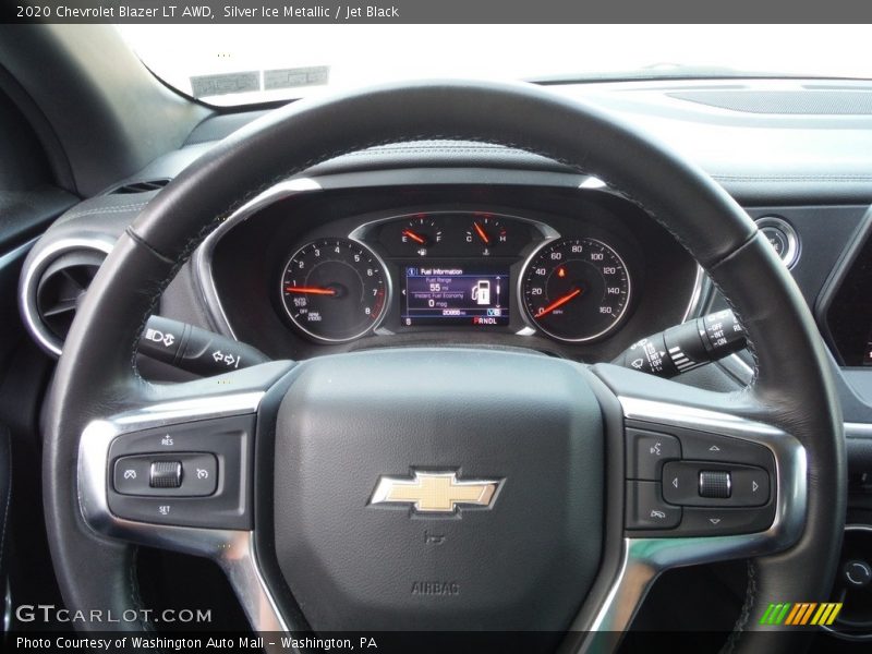 Silver Ice Metallic / Jet Black 2020 Chevrolet Blazer LT AWD