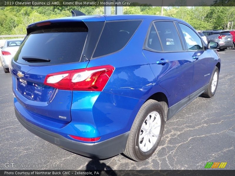 Kinetic Blue Metallic / Medium Ash Gray 2019 Chevrolet Equinox LS AWD