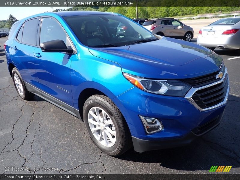 Kinetic Blue Metallic / Medium Ash Gray 2019 Chevrolet Equinox LS AWD