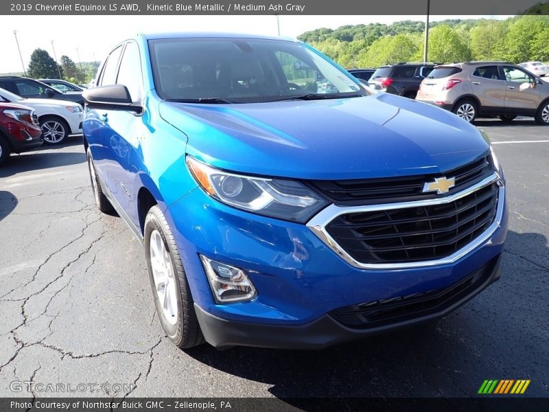 Kinetic Blue Metallic / Medium Ash Gray 2019 Chevrolet Equinox LS AWD