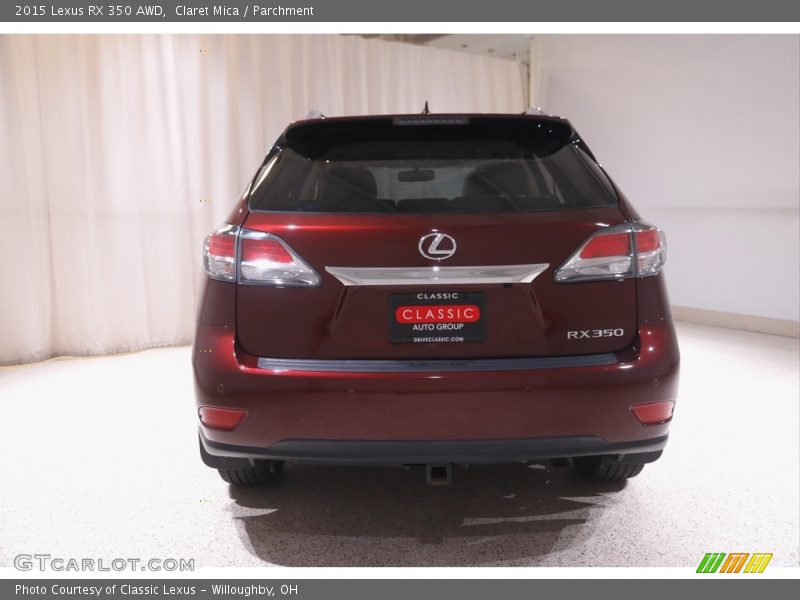Claret Mica / Parchment 2015 Lexus RX 350 AWD