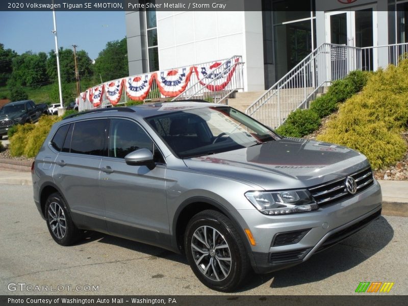 Pyrite Silver Metallic / Storm Gray 2020 Volkswagen Tiguan SE 4MOTION