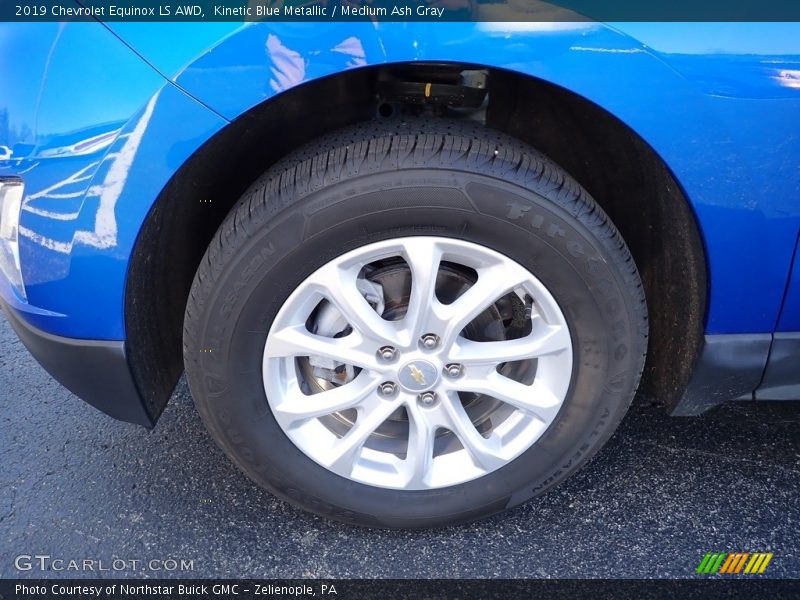 Kinetic Blue Metallic / Medium Ash Gray 2019 Chevrolet Equinox LS AWD