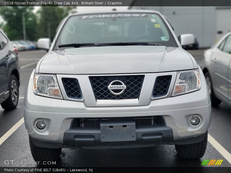 Brilliant Silver / Graphite 2018 Nissan Frontier Pro-4X Crew Cab 4x4