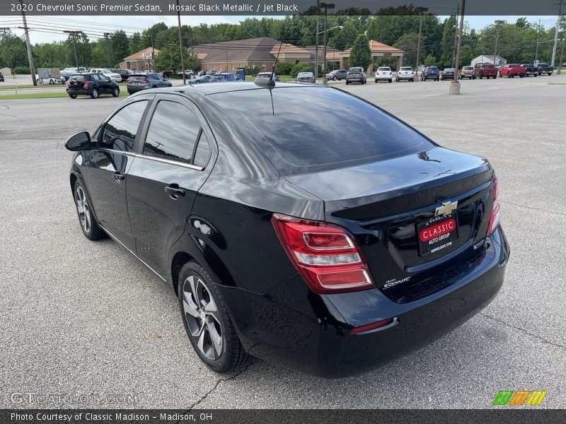 Mosaic Black Metallic / Jet Black 2020 Chevrolet Sonic Premier Sedan