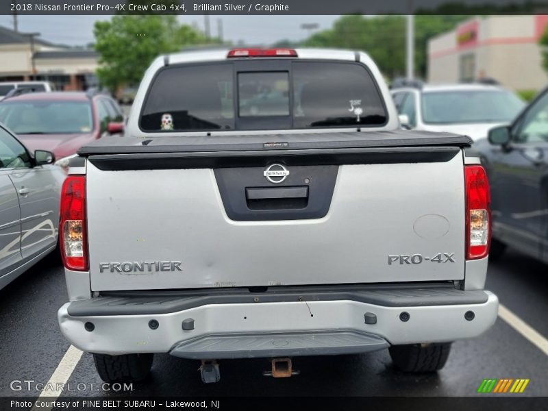 Brilliant Silver / Graphite 2018 Nissan Frontier Pro-4X Crew Cab 4x4