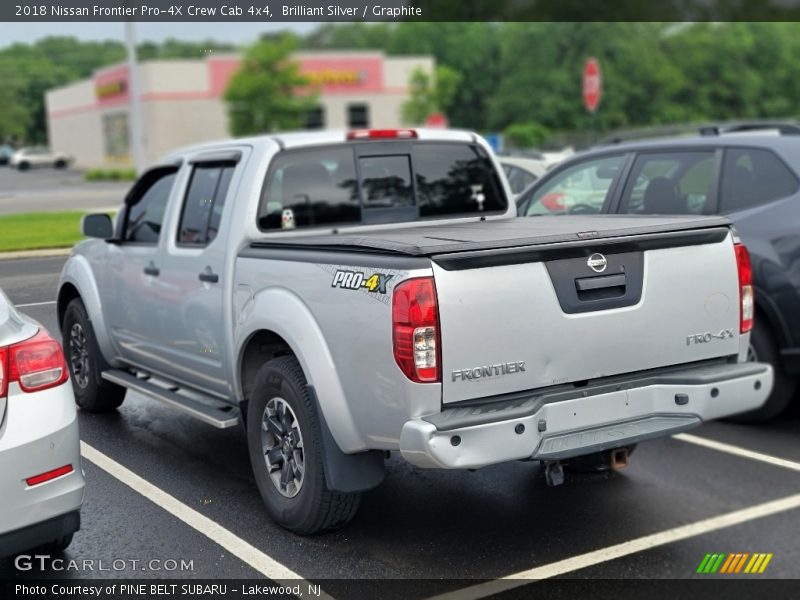 Brilliant Silver / Graphite 2018 Nissan Frontier Pro-4X Crew Cab 4x4