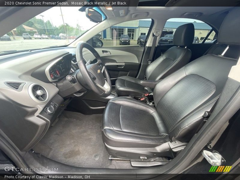Mosaic Black Metallic / Jet Black 2020 Chevrolet Sonic Premier Sedan