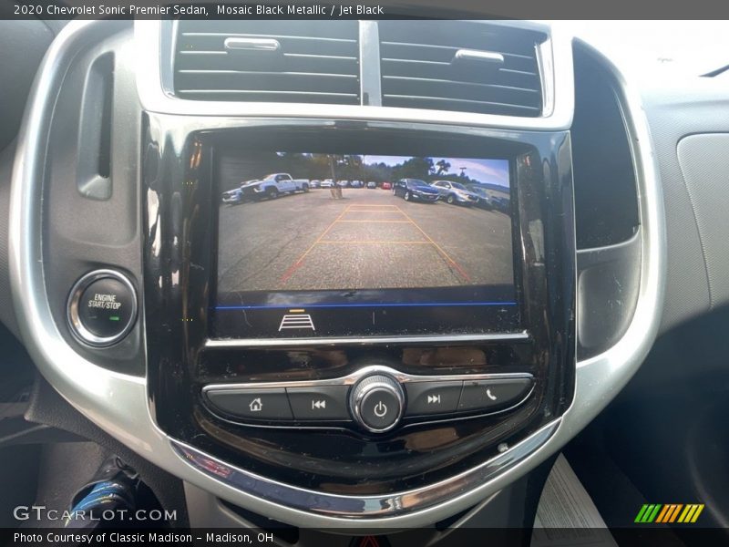 Mosaic Black Metallic / Jet Black 2020 Chevrolet Sonic Premier Sedan