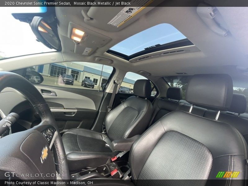 Mosaic Black Metallic / Jet Black 2020 Chevrolet Sonic Premier Sedan