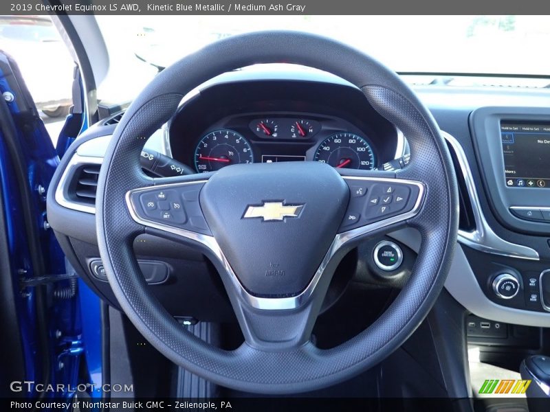 Kinetic Blue Metallic / Medium Ash Gray 2019 Chevrolet Equinox LS AWD