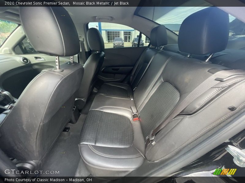 Mosaic Black Metallic / Jet Black 2020 Chevrolet Sonic Premier Sedan