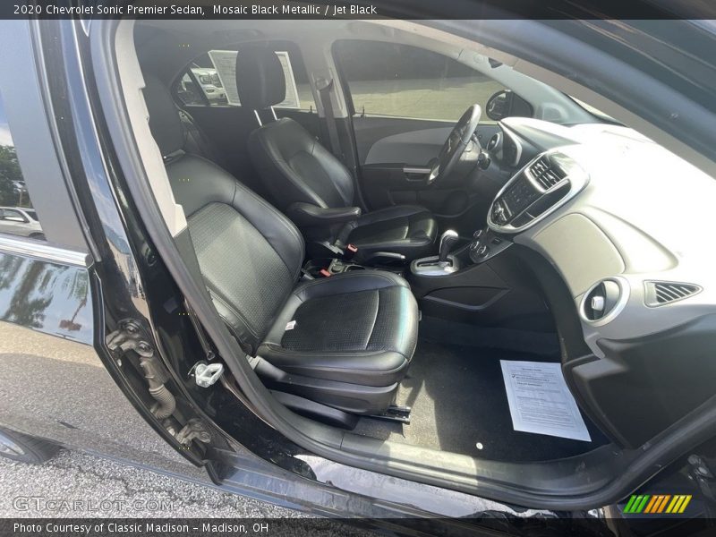 Mosaic Black Metallic / Jet Black 2020 Chevrolet Sonic Premier Sedan