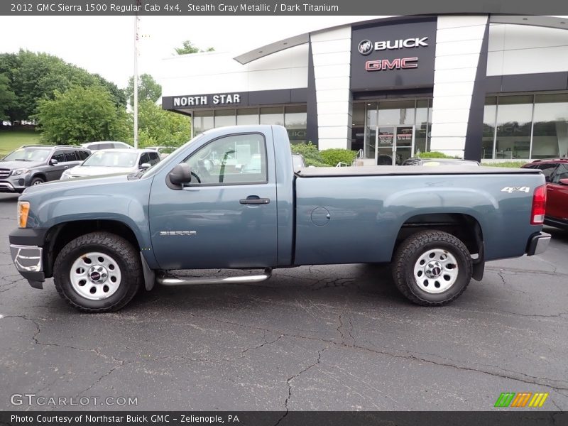 Stealth Gray Metallic / Dark Titanium 2012 GMC Sierra 1500 Regular Cab 4x4