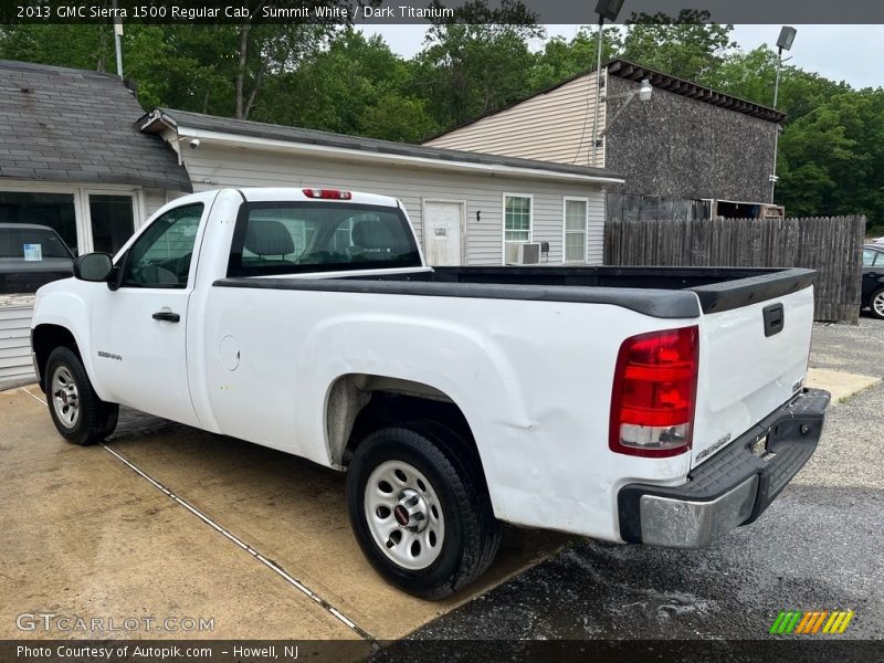 Summit White / Dark Titanium 2013 GMC Sierra 1500 Regular Cab