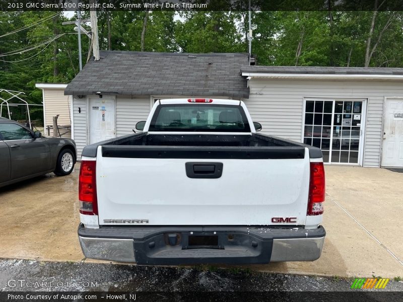 Summit White / Dark Titanium 2013 GMC Sierra 1500 Regular Cab