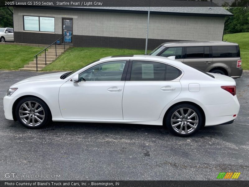 Starfire Pearl / Light Gray 2015 Lexus GS 350 Sedan