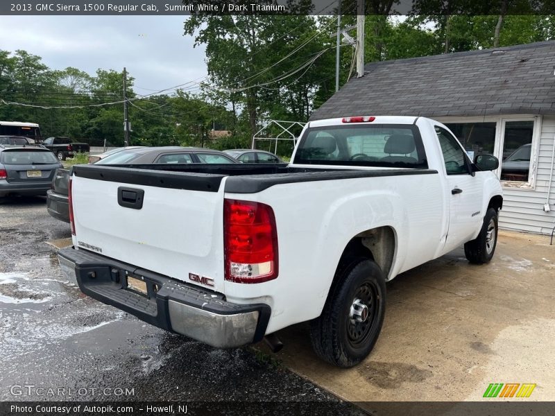 Summit White / Dark Titanium 2013 GMC Sierra 1500 Regular Cab