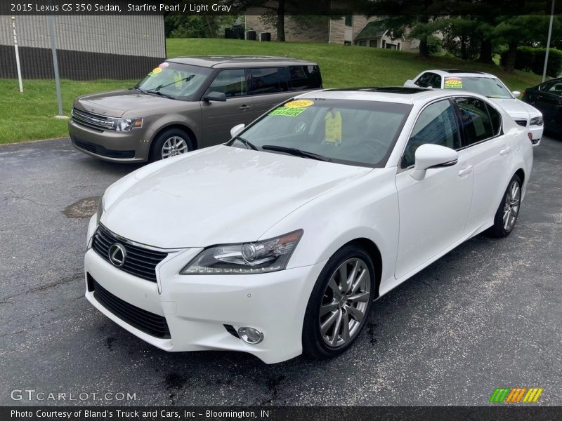 Starfire Pearl / Light Gray 2015 Lexus GS 350 Sedan
