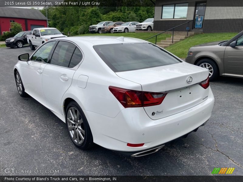 Starfire Pearl / Light Gray 2015 Lexus GS 350 Sedan