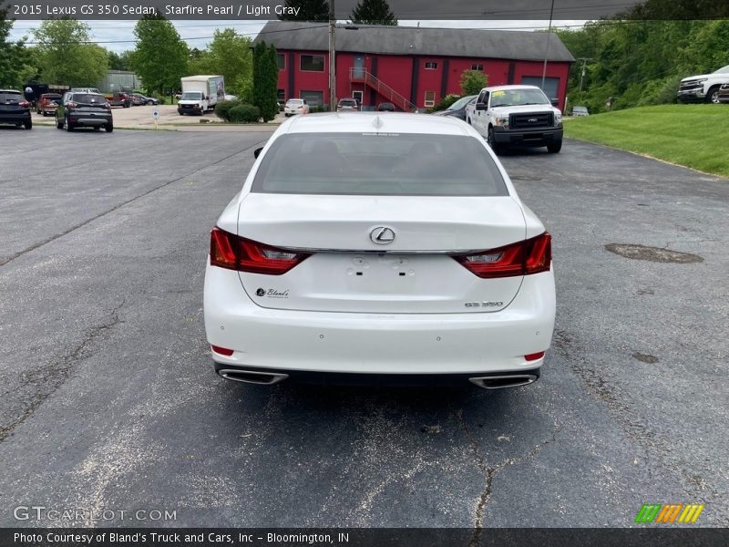 Starfire Pearl / Light Gray 2015 Lexus GS 350 Sedan