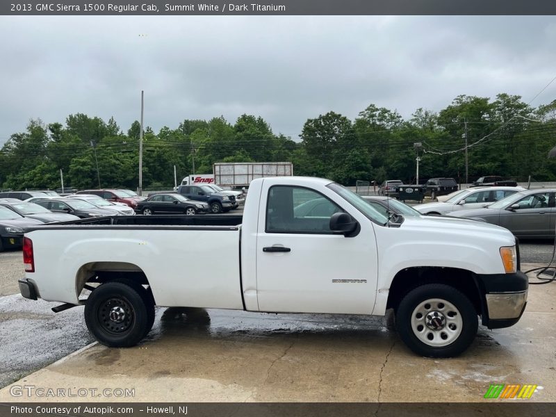 Summit White / Dark Titanium 2013 GMC Sierra 1500 Regular Cab